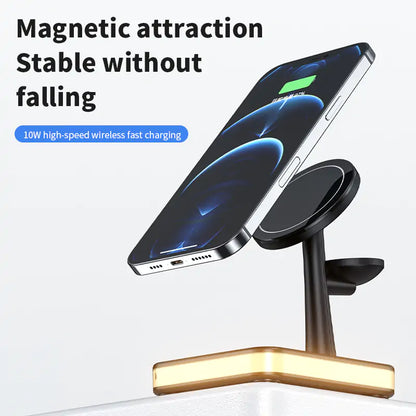 25W Fast Magnetic Wireless Charger Stand (Apple Products)